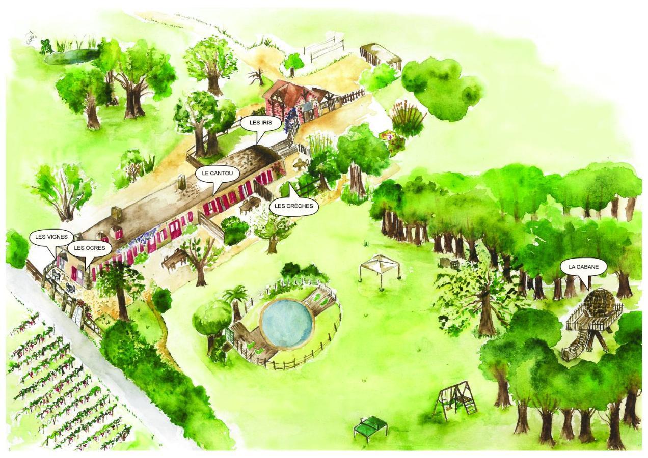 Du Vert & Du Bon Air - Linge Maison Inclus - Parking Prive Gratuit - Centre Ville Bergerac 10Mn - Domaine Bellevue Cottage En Perigord Lembras Exterior photo